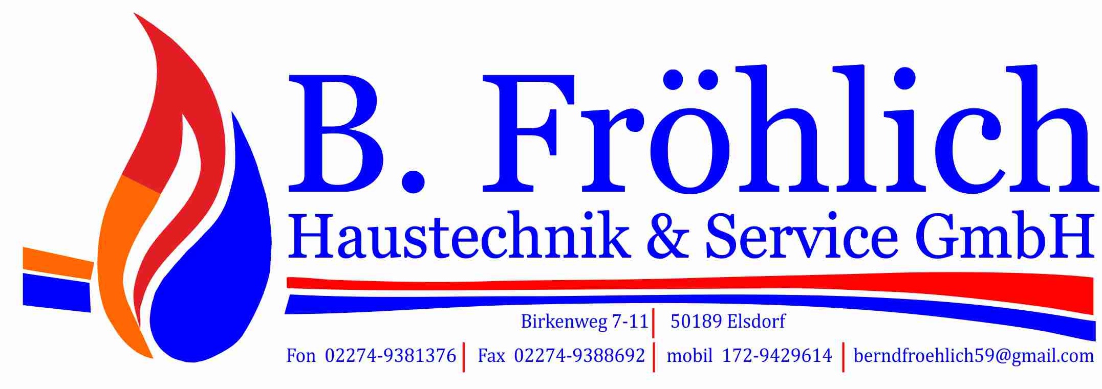 B. Fröhlich Haustechnik Logo